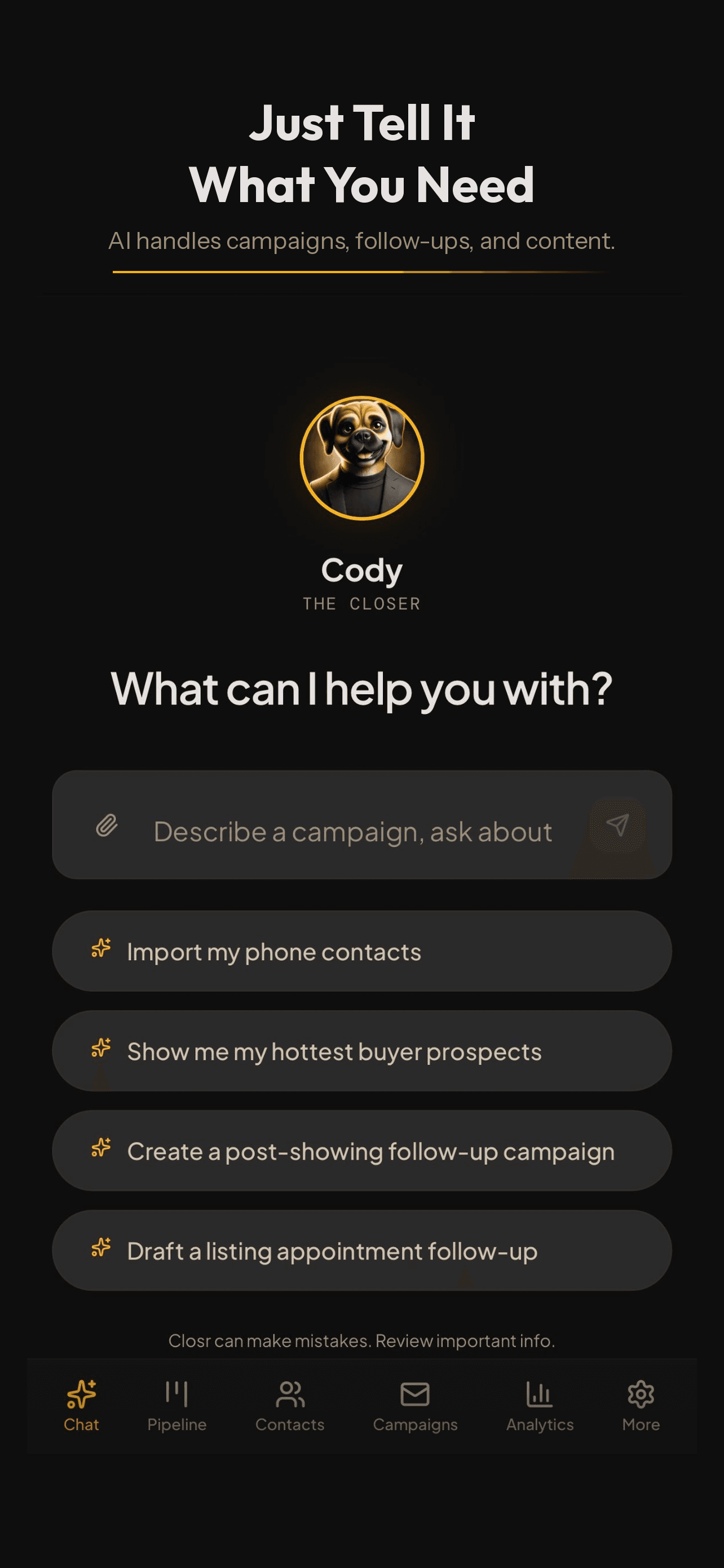CoolBeans mobile app screenshot 1